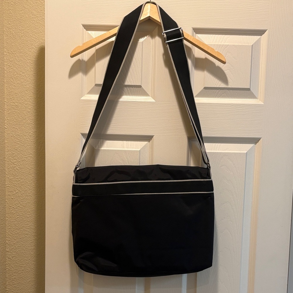 Lacoste Black Messenger Bag - Picture 3 of 7